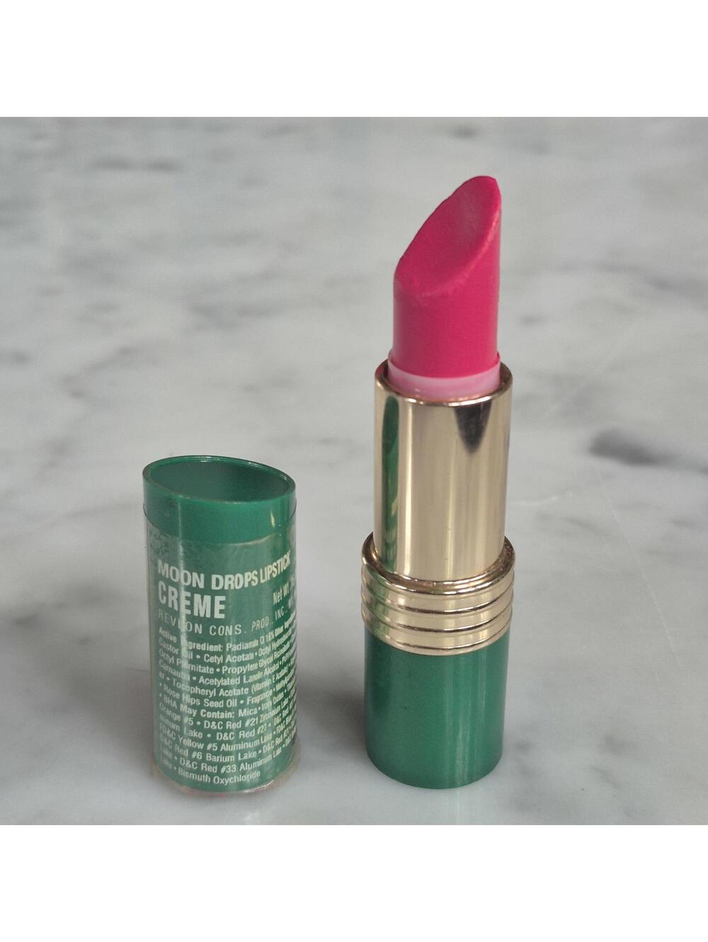 Vtg REVLON Moon Drops Creme Lipstick LILAC CHAMPAGNE #590 Used